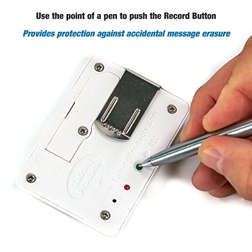 Talking Products, 20 Seconds Record Talking Label for Medication Management, Visual Impaid, Audible Hints for Identifying and Taking Medications