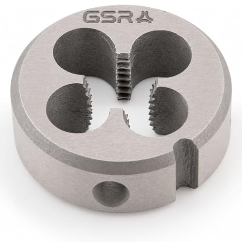 GSR Professional Die | Tap Cutter for External Thread | HSS M Shape B | For Crafts, Industry & DIY | Metric | M8