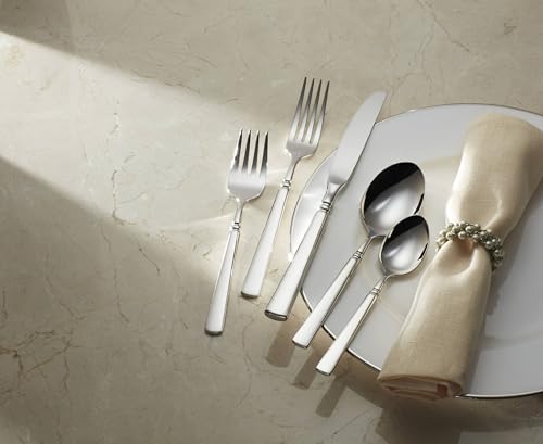 Oneida Easton Teaspoons Silverware Set for 4, Flatware Teaspoons, Set of 4