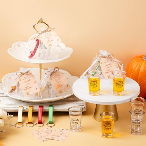 Roshtia Glass Bottle Opener with Card 30 Thanksgiving Acrylic