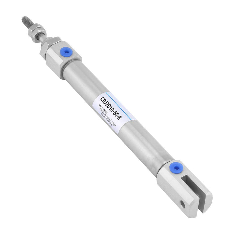 1pc Pneumatic Cylinder Double Acting Stroke 50mm / 2inch Compact Mini Stainless Steel Air Cylinder 1Mpa