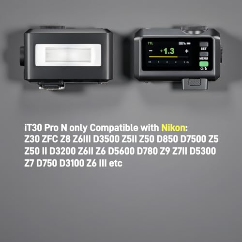 Godox iT30Pro N TTL Mini Camera Flash for Nikon Z6 II Z5 Z7 II Z6 Z8 Z9 iT30 Pro N
