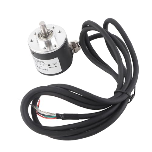 Optical Absolute Encoder Sensor 10 x 8 x 7 600p R Magnetoelectric Incremental Encoder 5V 24V AB 2 Phase Wave 6 mm Delivers Optical Encoder Disc