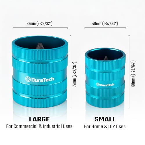 DURATECH heavy duty inner and outer tubing reamer for large pipe deburring