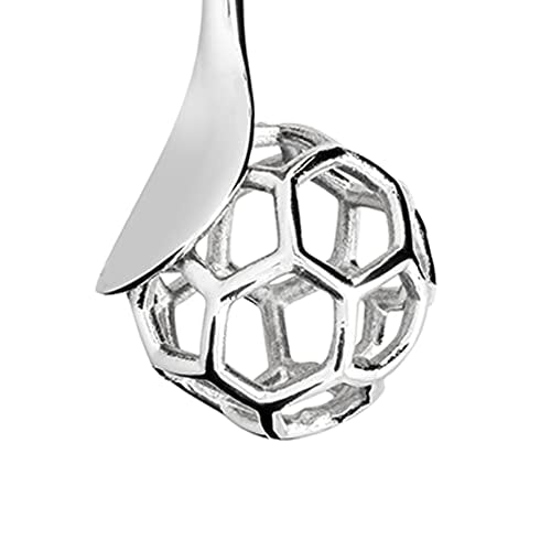 Alessi "acacia" Honey Dipper in 18/10 Stainless Steel Mirror Polished, Silver