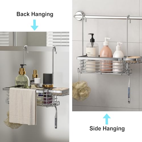 Hanging Shower Caddy, 304 Stainless Steel Shower Organizer, 1 Pack