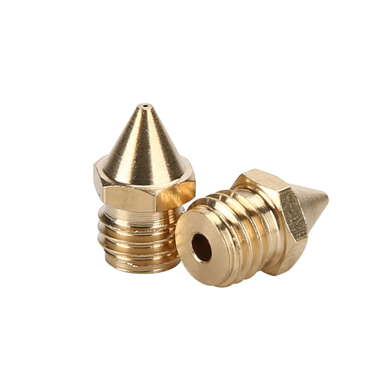 [Australia - AusPower] - 4PCS CR-X Brass Nozzles Compatible with Sovol SV02 Geeetech A10M, A20M,A30M, A10T, A20T,A30T and Creality CR-X 3D Printer (Nozzles) 