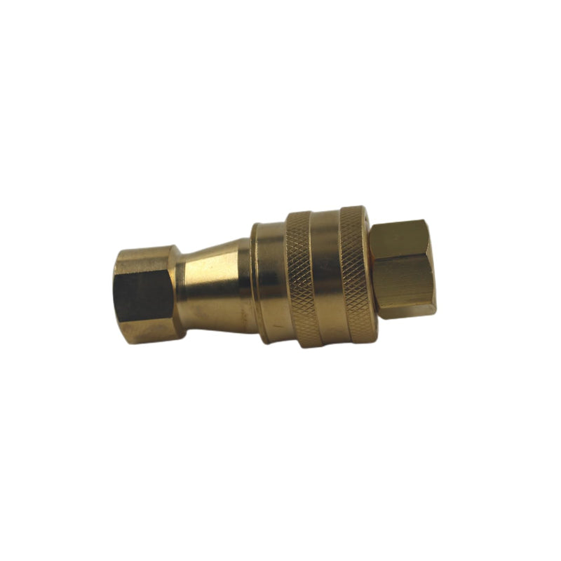 [Australia - AusPower] - LX-KZD 1/2 NPT ISO7241-B Brass Valve With FKM Seal Quick Disconnect Hydraulic Couples KZD-ISO7241-B-1/2 Coupler 