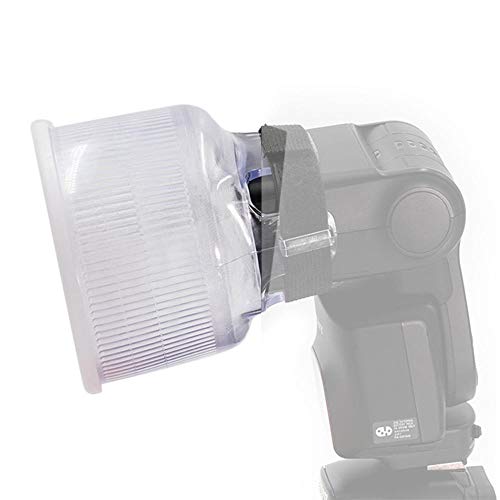 Cloud Lambency Flash Diffuser for Speedlite, Universal Flash Diffusor + 2 Dome Covers for Camera Photography (Cloud) Cloud