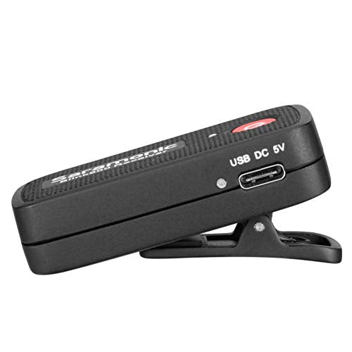 Saramonic 2.4 GHz Camera-Mountable Wireless Mic Dual-Receiver for Cameras & Mobile w/TRS & TRRS (Blink 500 RX), Black (BLINK500RX)