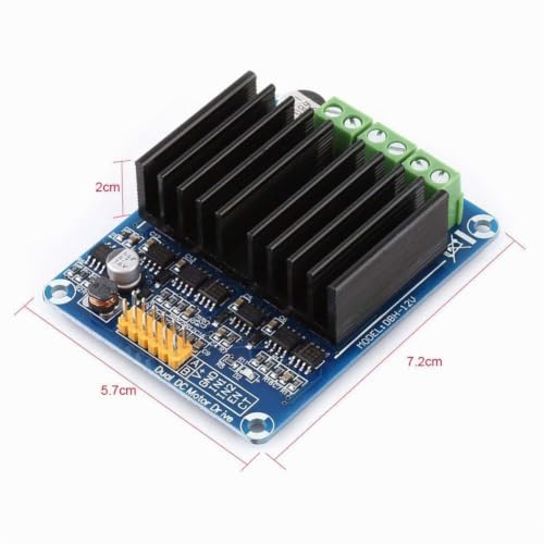 DC 5-12V Motor Controller Dual Channel H Bridge Motor Driver Board Module 0A-30A