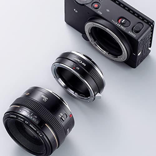 K&F Concept Lens Mount Adapter EOS-L Manual Focus Compatible with Canon (EF/EF-S) Lens to L Mount Camera Body