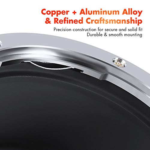 K&F CONCEPT EF EF-S Lens to NEX Adapter Plus, Manual Focus Lens Adapter with Matting Varnish Design Compatible with Sony Alpha E Mount Mirrorless Cameras