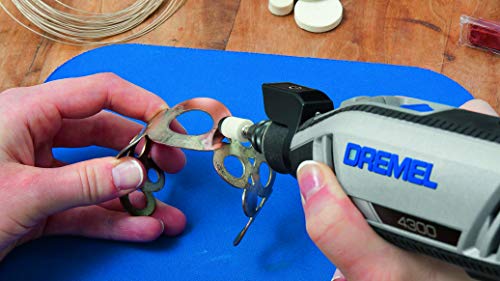 Dremel 422 Polishing Tip Accessory Set for Multifunctional Tool with 4 Polishing Tips Diameter 9.5 mm for Cleaning and Polishing Silver, Steel, Brass, Plexiglas, Plastic, Gold, Aluminum, Metal Pack of 2 Dremel 422 polishing tip
