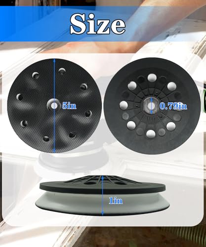 BTROVIA 492286 D125 5-inch soft sanding pad backing disc for sanding tools