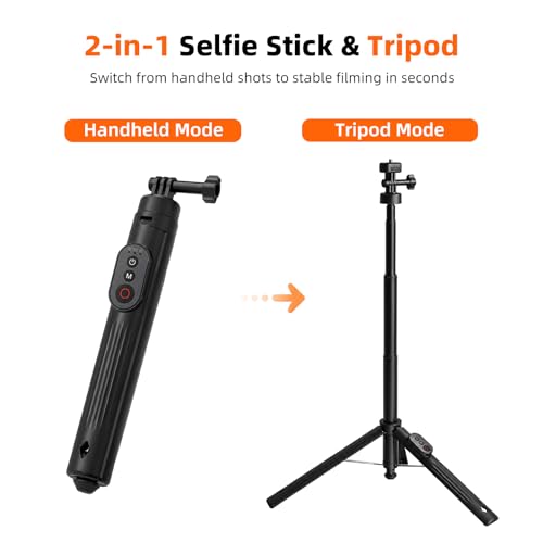 59-Inch Selfie Stick Tripod with Wireless Remote