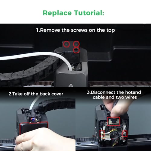 Creality K2/K2 Plus/K2 Pro Nozzle Plate Kit, K2 Series PCB Board Replacement PCBA Adapter Plate, K2 Toolhead Circuit Board K2 Breakout Module with MCU-GD32F303CBT6 3D Printer Accessory