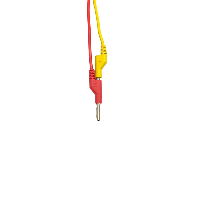 [Australia - AusPower] - daier 5Pcs 4mm Stackable Banana to Banana Plug Test Leads, with 5PCS Copper Alligator Crocodile Clips. 5pcs Probes Pin Insulation Piercing Needle for Multimeter Electrical Testing 