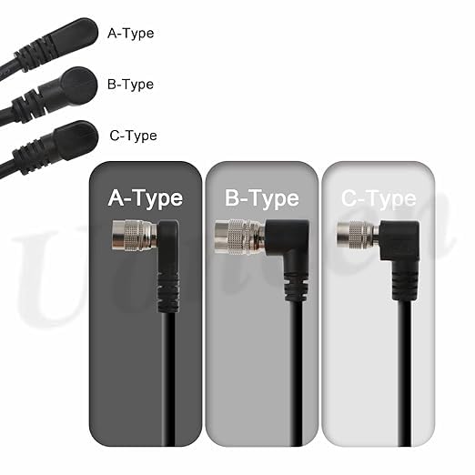 Uonecn HR10A-7P-6S Hirose 6 Pin Female to Open End Cable, Industrial Machine Vision Power I/O Trigger Cable, High Flex Shielded for Basler, Keyence, Cognex, Sony CCD, Hikvision, B-Type 16.4FT/5M Right angle 6 Pin B-Type
