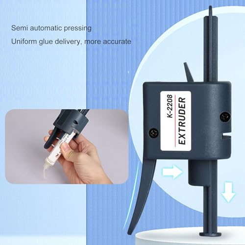 Solder Paste Extruder, Flux Soldering Extruder Soldering Flux Dispenser with 1.3 mm Nozzles, Uniform Output Soldering Flux Paste Glue Dispenser Solder Paste Extruder for DIY Solder Electronics