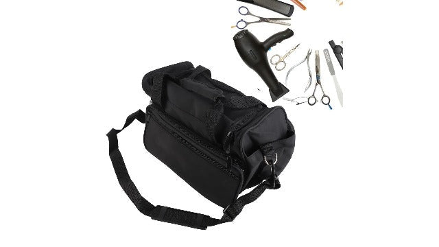 FILFEEL barber carrying bag, large capacity hairdressing tool messenger bag with multiple storage compartments