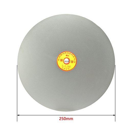uxcell 250mm 10-inch Grit 2500 Diamond Coated Flat Lap Disk Wheel Grinding Sanding Disc 2500 Grit