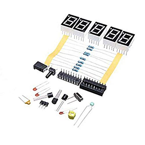ARCELI Online DIY Digital LED 1Hz-50MHz Quartz Oscillator Frequency Counter Meter Tester Kit Tool