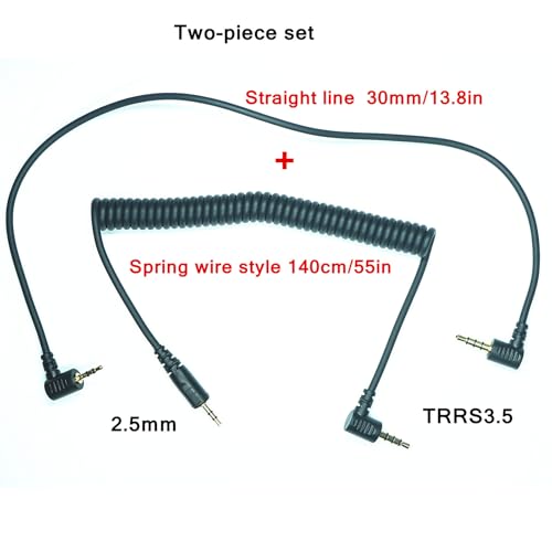 2.5MM-SL2 Shutter Release Cable is Suitable for Leica Camera SL2/SL2S/SL3/SL3S Focusing and Photography Cables It is Suitable for Connecting to Camera Remote Controls Such as JJC/Pixel 221/aodelan 2.5mm-SL2 2pcs