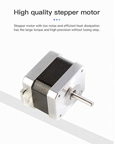 Creality 3D Printer 42-34 Stepper Motor, 2 Phase 0.8A 1.8 Degree 0.4N.M 42-34 Stepper Motor for Ender 3X/Y/Z Axis and CR-10 Series Z Axis