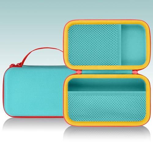 co2CREA Empty Hard Storage Case for 3D Printing Pen Set Green Case + Red Zipper