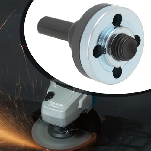 Angle Grinder Connecting Rod Adapter M10 53 x 30 mm High-Speed Steel Drill Mandrel Adapter for Cutting Disc Polishing Disc and Polishing Sponge Pack of 4