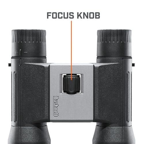 Bushnell PowerView 2 Binoculars, High-Definition Binoculars with Multi-Coated Lenses, Durable Aluminum Alloy Chassis, Wide Field of View, Ideal for Wildlife Observation, Hiking and Sporting Events 16x32