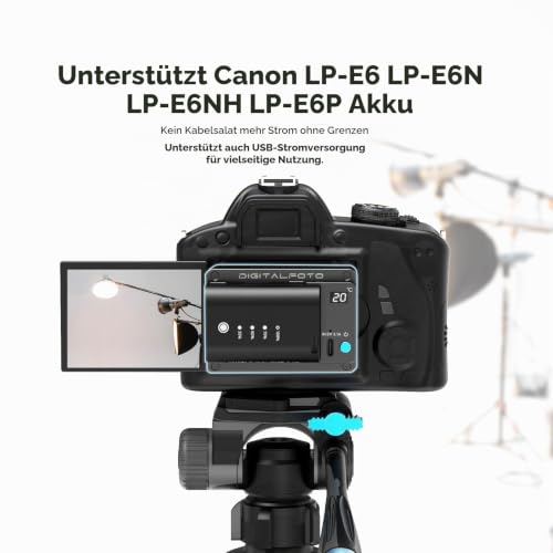 ICEMAN-E6 TEC Semiconductor Camera Cooling Fan | TEC Semiconductor Camera Cooler, LED Display, USB-C Dual Power and Quick Lock Mount for Canon R5/R6/90D/SX70 Etc ICEMAN-E6 EU