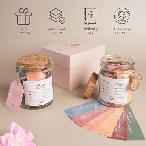BLIEVE Read Me When Bible Verse Jar For Women Women-Pink