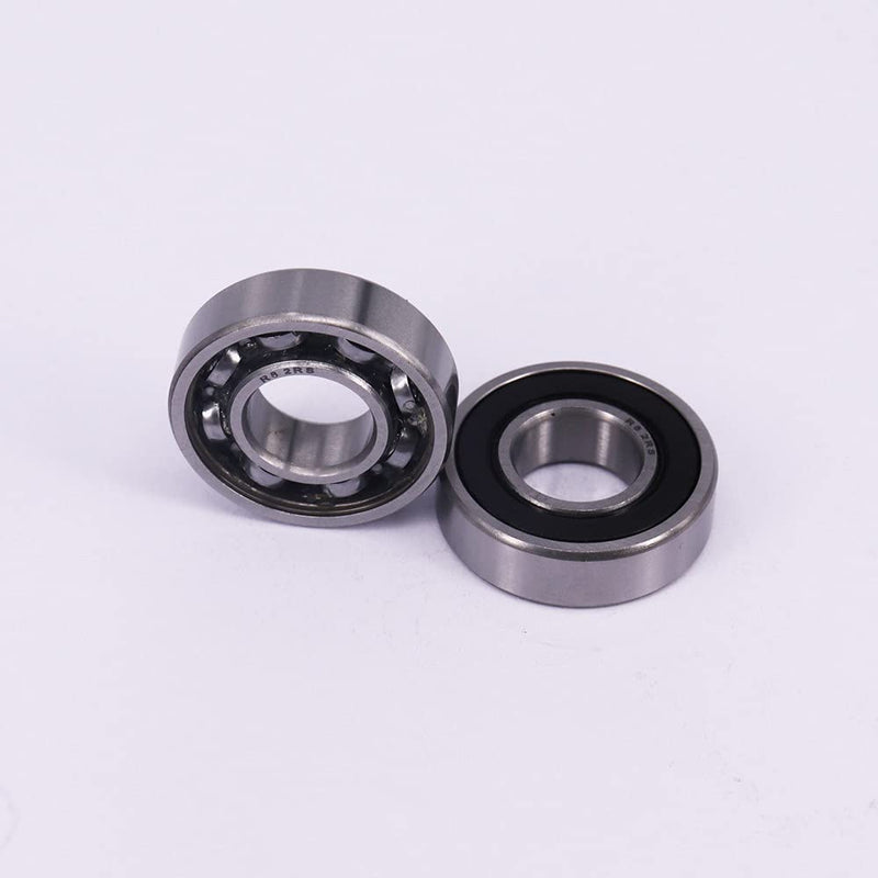 [Australia - AusPower] - 10PCS DEEG R8-2RS ball bearing double-sided seal 1/2x1-1/8x5/16 suitable for motor, wheelchair front foot wheel fork 