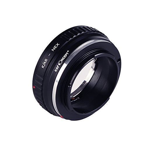 K&F Concept Lens Mount Adapter Compatible with Konica AR Lens to NEX E-Mount Camera Body, Compatible for Sony NEX-3 NEX-3C NEX-5 NEX-5C NEX-5N NEX-5R NEX-6 NEX-7 NEX-VG10 etc KONICA-NEX
