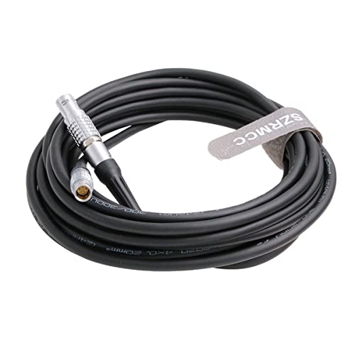 SZRMCC Extended Wired Control Cable for DJI Ronin Tethered Control Handle 6 Pin to 6 Pin Communication Expansion Port for DJI Ronin RS2 (30cm, Straight 6 Pin-Straight 6 Pin) 30cm