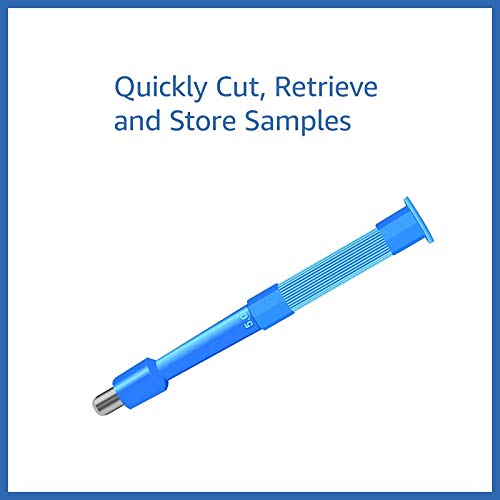 Disposable Biopsy Punch, Sterile Biopsy Dermal Punch for Piercing, Stainless Steel Skin Piercing Tool with Protective Handle (Box of 25)(5 MM) 5 MM