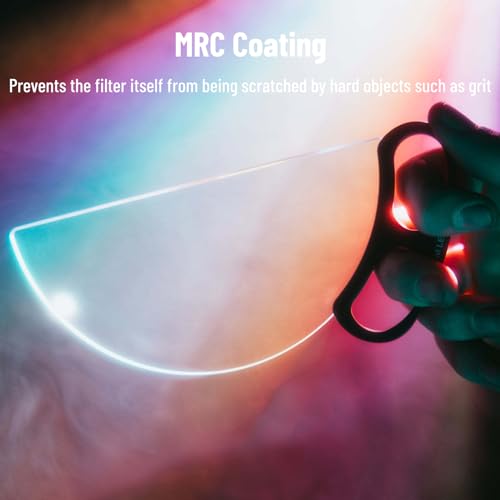150mm Handheld 1/2 Split Diopter Filter Lens with MRC Coating for Soft Light Effect