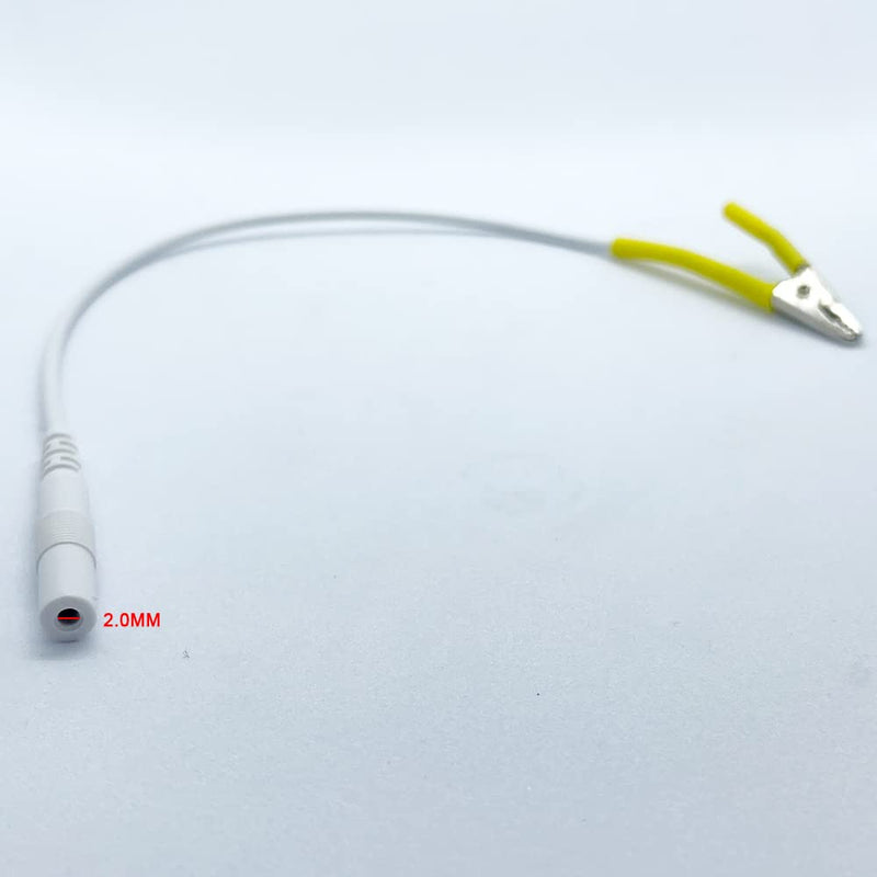 [Australia - AusPower] - Electrode Lead Wires Cable Clip, Compatible with Most TENS EMS Unit, 10 Pcs 