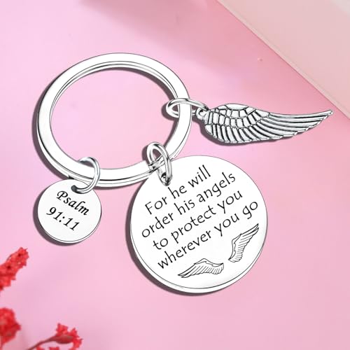 Bible Verse Keyring Gift for Christian Religious Faith Gifts for Women Men Easter Gifts Christian Keyring