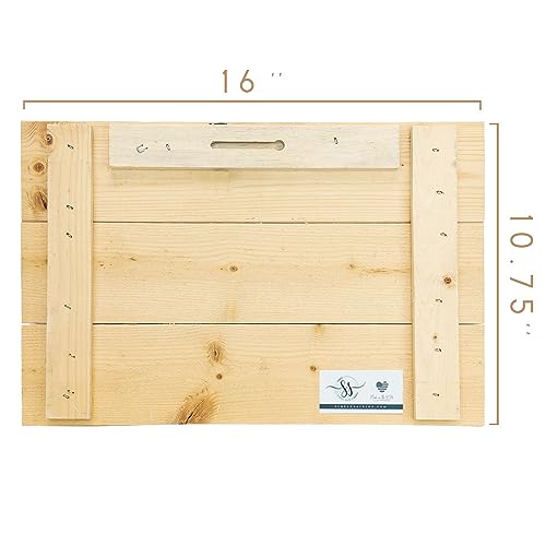 Simply Said, INC Rustic Pallets 16" x 10.75" Wood Sign - The Lord Stood with Me & Strengthened Me Natural