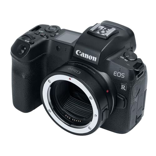 EF-EOS R Lens Adapter, Auto Focus Mount Adapter for Canon EF/EF-S Lens to RF Mount Camera, Compatible with Canon R5 R6 R7 R8 R10 R50 R100 RP R3
