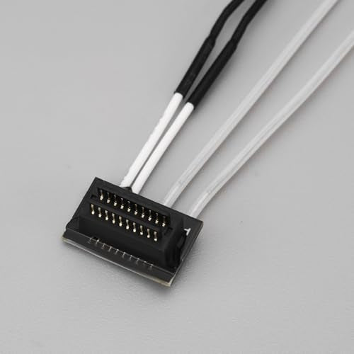 The Lord of the Tools 2 Sets 3D Printer Ceramic Heater Thermistor with Fixing Clip 24V 48W Heating Tube Compatible with Bambu Lab P1P P1S 9.5cm