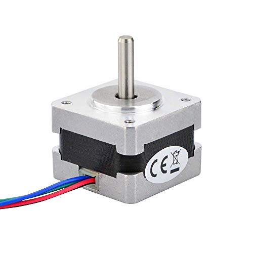 STEPPERONLINE Nema 14 Stepper Motor 1.8 deg 14Ncm 0.4A 4-lead 35x35x26mm for DIY 3D Printer Extruder