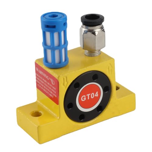 Pneumatic Turbine Vibrator G1/8 Inch Air Turbine Oscillator with Adjustable Frequency Low Noise for Industrial Applications Vibration Device