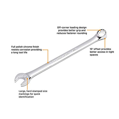 GEARWRENCH 1-1/4-inch 12-point long pattern combination wrench 81735 37987