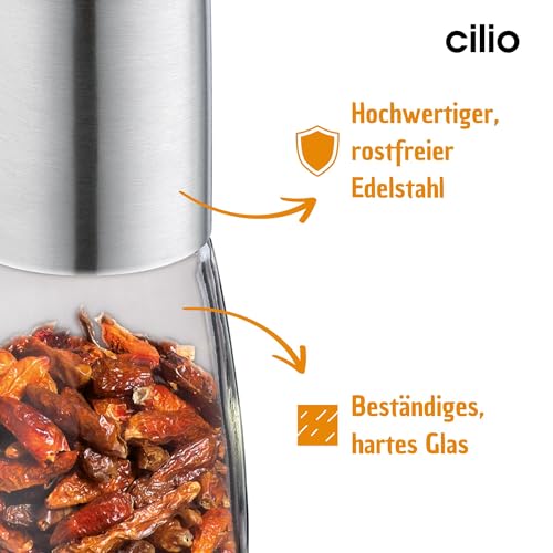 Cilio Premium Piccante Chili Chilli Mill Grinder Red