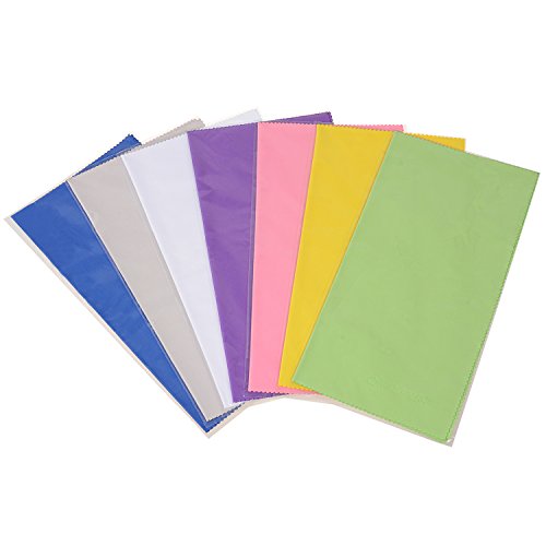 14-Pack Large Size (12x12 inches) Microfiber Cleaning Cloths for Laptop, Computer, Smart Phones, Tablets, Lenses, LCD Monitor, TV, Camera, Eye Glasses, Optics Etc