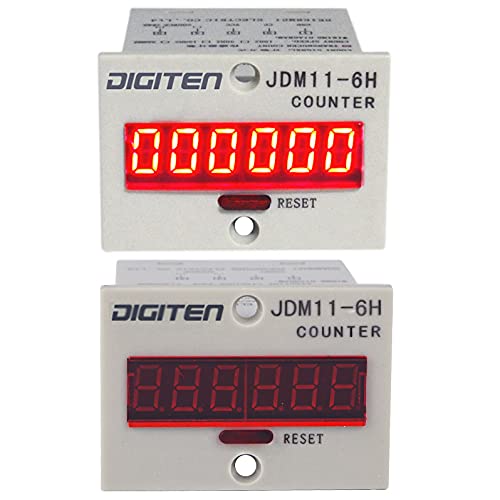 [Australia - AusPower] - DIGITEN 12V-24V 6-Digit 0-999999 LED Display Digital UP Counter+Hall NPN Proximity Sensor Switch+Holder 